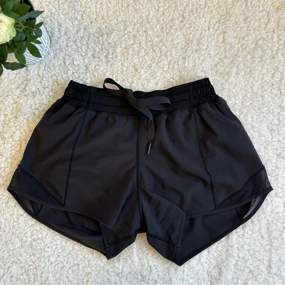 Black Lululemon shorts - Picture 2 of 6